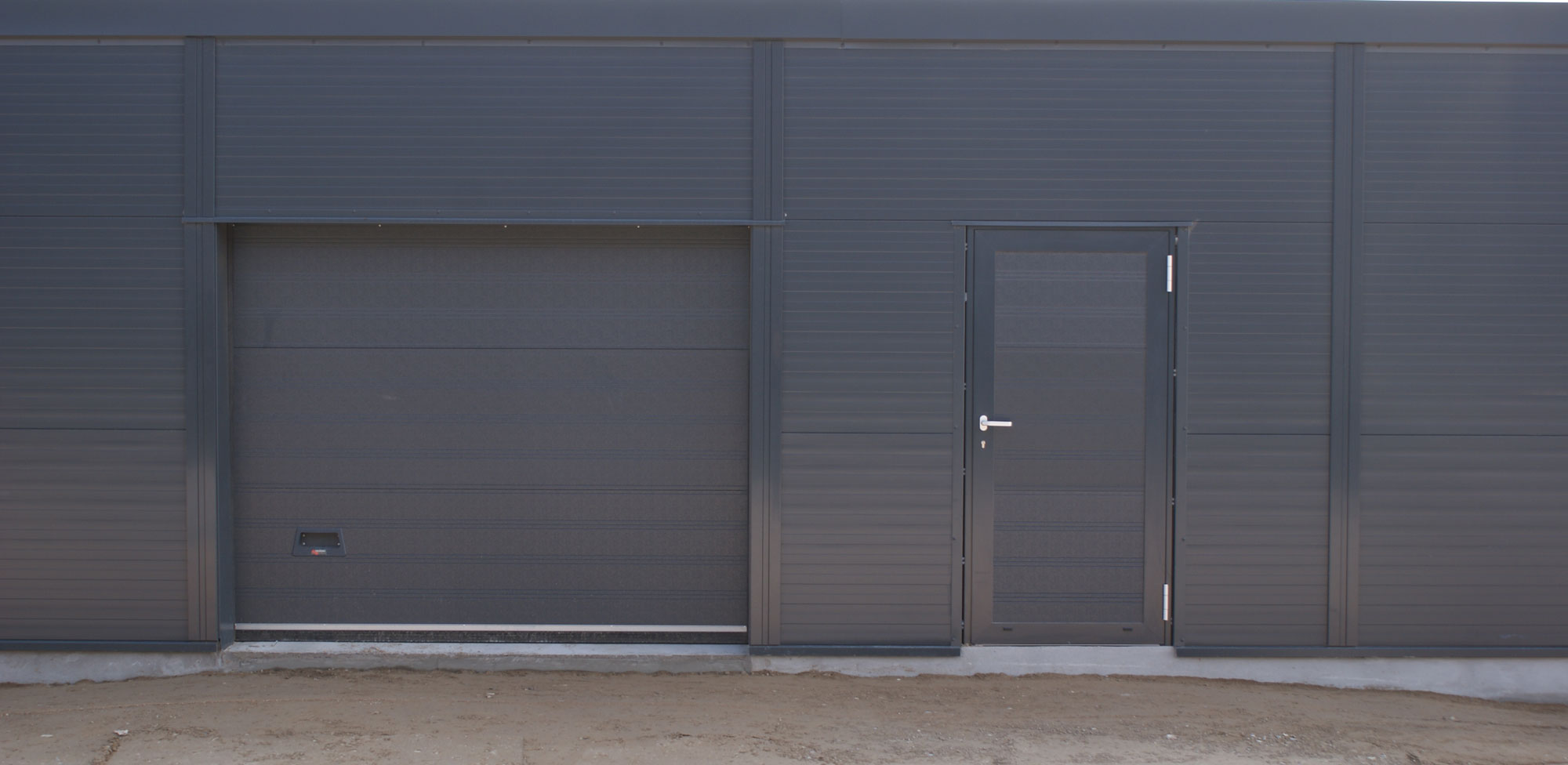 Aluminium separate facade door industrial doors Aluminium separate facade door industrial doors