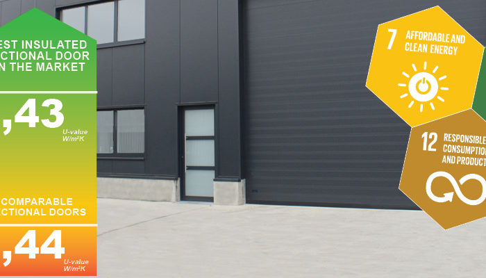 NASSAU 8000 energy-saving sectional door